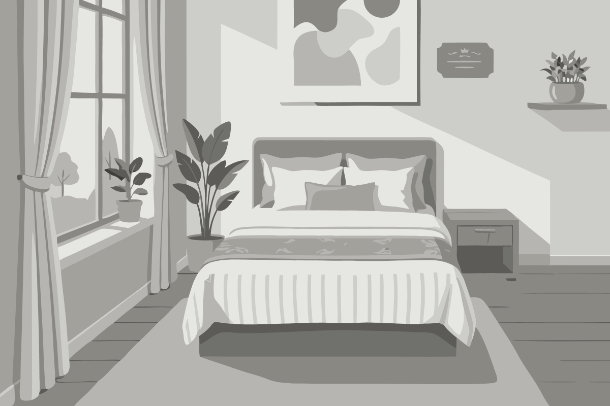 Bed in 4-Bed Mixed Dormitory Room with Private Bathroom